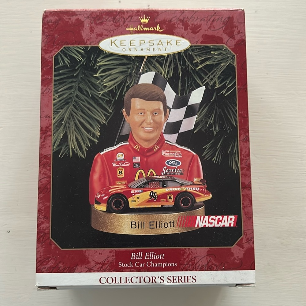 Hallmark Keepsake Christmas Ornament Bill Elliot #94 NASCAR McDonald’s